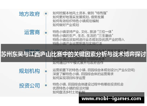 苏州东吴与江西庐山比赛中的关键因素分析与战术博弈探讨 苏州东吴与江西庐山比赛中的关键因素分析与战术博弈探讨