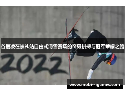 谷爱凌在崇礼站自由式滑雪赛场的奋勇拼搏与冠军荣耀之路